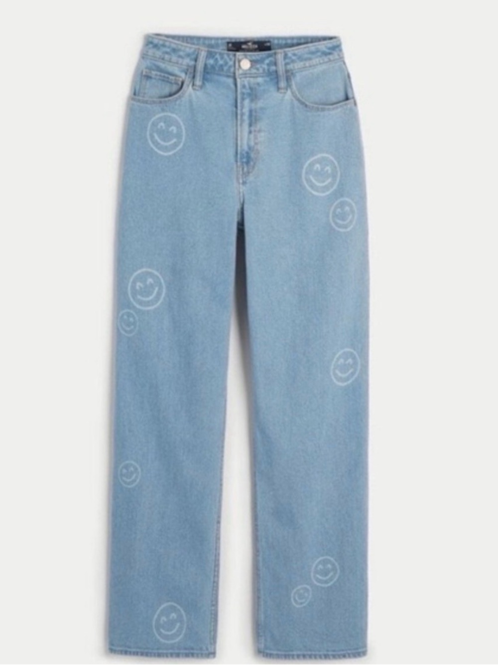 NWT! Hollister smiley face jeans 28